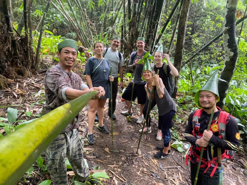 1 Day trekking : Chiang Rai popular activity,Fun in Nature. - Cooking lunch in a bamboo hut