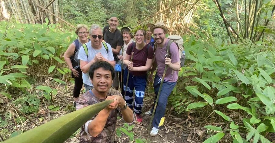 1 Day trekking : Chiang Rai popular activity,Fun in Nature. - From Chiang Rai town to the hot spring