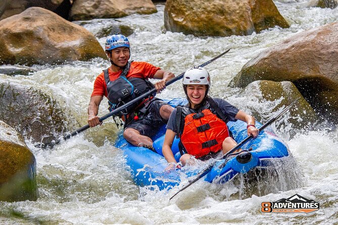 10KM Inflatable Kayaking and 3HR Trekking Adventure - Finishing at the camp