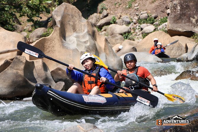 10KM Inflatable Kayaking and 3HR Trekking Adventure - What the $113.39 price delivers