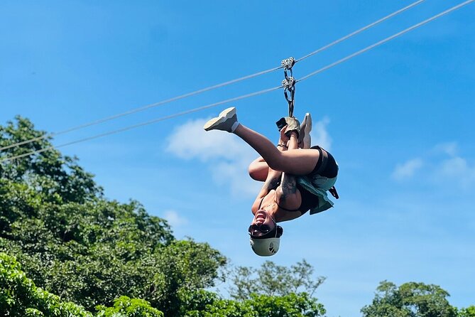 16 Lines Zipline, Cave, Hiking & Biausevu Waterfall Combo Tour - Sixteen ziplines above Fiji’s forest