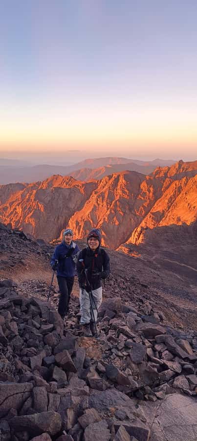 2 days Mount Toubkal hike - Lunch near the Chamharouch shrine
