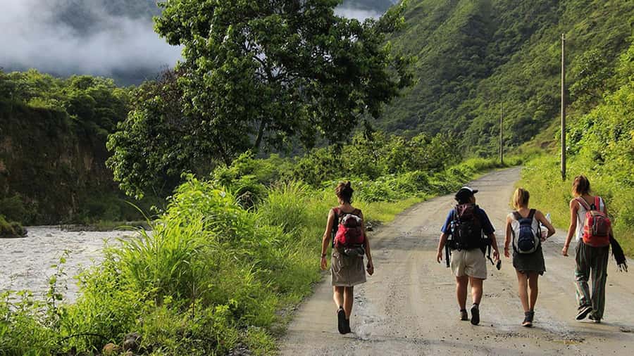 4 days/3 nights: Inka Jungle Trek to Machu Picchu - Day three: zip lines, a canyon, and the railway walk