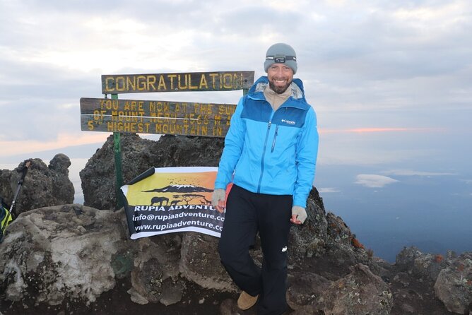 4 Days Mount Meru Trekking - Day one: grassland, Maio Falls, and Miriakamba Hut