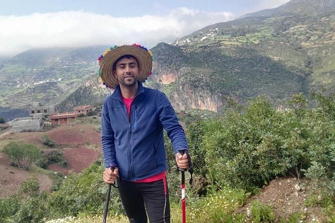 4 days trekking in the Rif mountains - Day four: A final view back to Chefchaouen