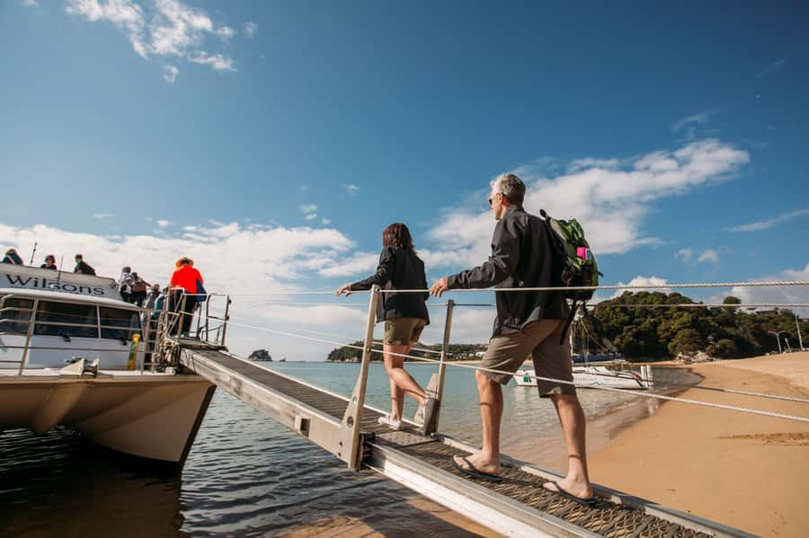 Abel Tasman National Park: Cruise, Kayak, & Hike Tour - Kaiteriteri, Split Apple Rock, and the first cruise