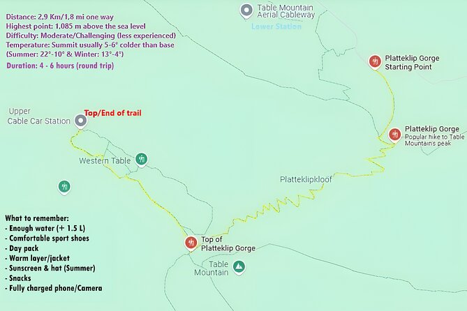 African Wonder of Nature Table Mountain Hike. - Starting at The Westin Cape Town at 7:00 am