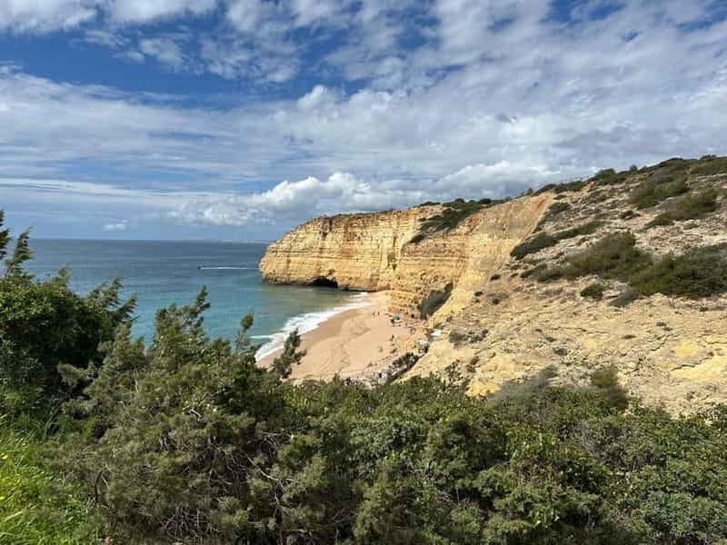 Algarve: 7 Seven Hanging Valley Hike Tour- Photos & Transfer - Benagil Beach and the cave from above