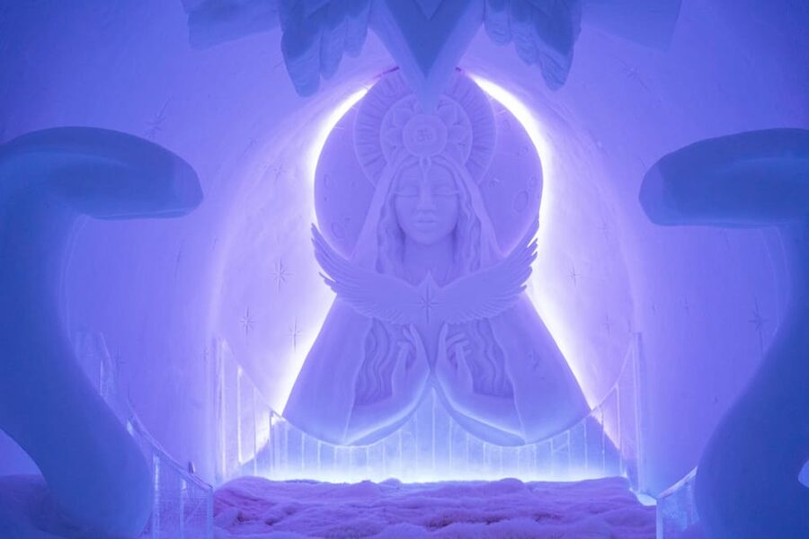 Alta: Igloo Ice Hotel and Hiking to the Frozen Waterfall. - Ice Suites Made for Looking, Not Sleeping