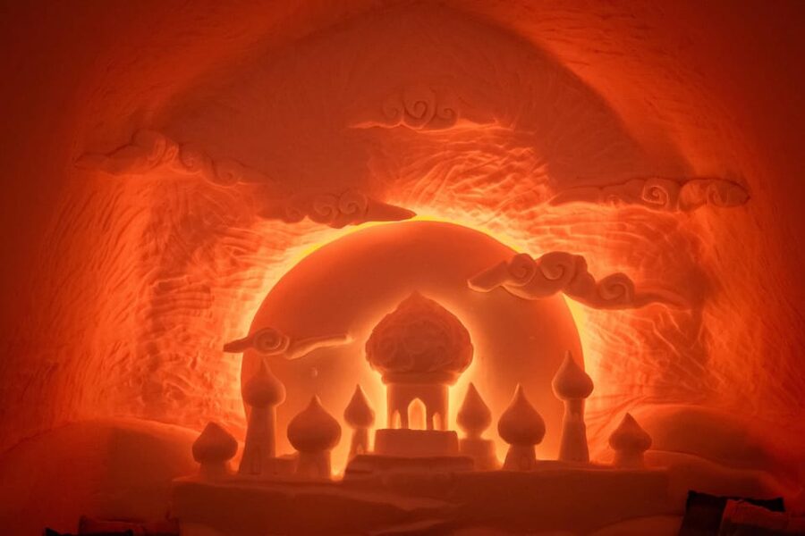 Alta: Igloo Ice Hotel and Hiking to the Frozen Waterfall. - A Small Group Makes the Day Easier