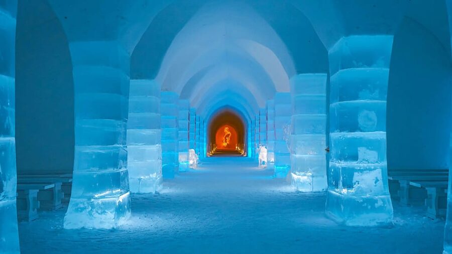 Alta: Igloo Ice Hotel and Hiking to the Frozen Waterfall. - Snowshoeing About 2 Kilometers to Gargia Foss