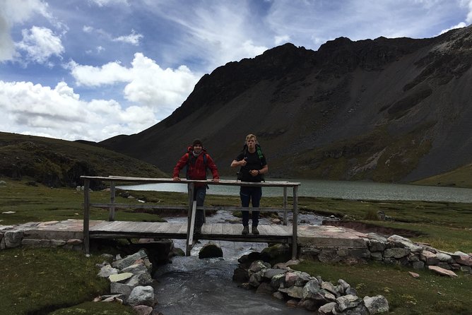 Ausangate Trek 5 Days - Deep-blue lagoons and Pacchanta hot springs on day four