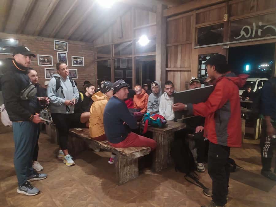 Bali or Banyuwangi: Mount Ijen Blue Fire Hiking - Coffee, safety briefing, and the climb into darkness