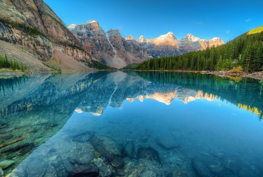 Banff/Canmore Moraine Lake & Lake Louise-Hike/Canoe/Sightsee - Moraine Lake: choose between 90 minutes and three hours