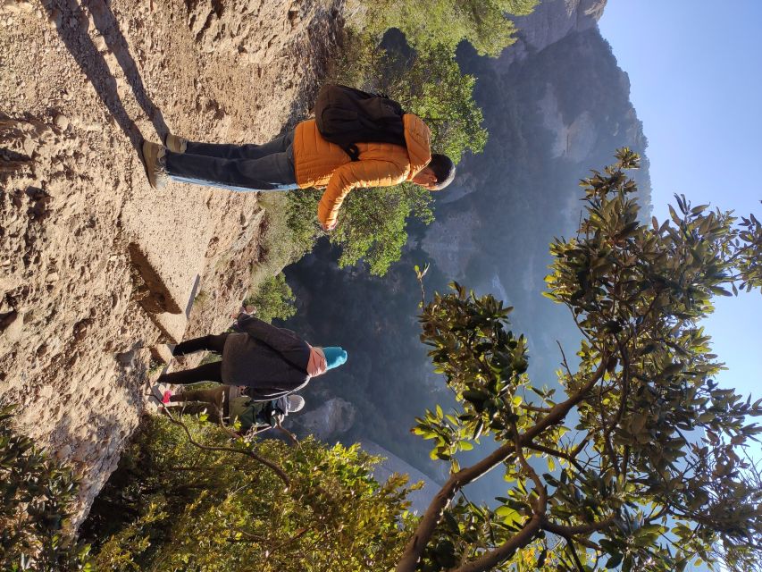 Barcelona: Montserrat Monastery & Hiking Off the Beaten Path - Leaving Barcelona in a small minivan