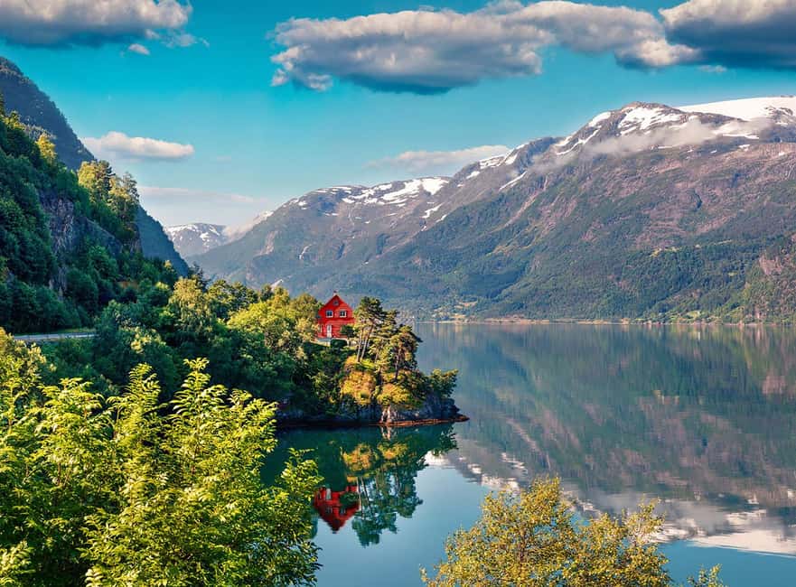 Bergen: Easy Hike to Bondhus Glacier Lake & Rosendal Visit - Walking behind Steinsdalsfossen