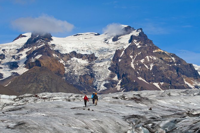 Blue Ice Discovery – Guided Glacier Hike from Skaftafell - Walking onto Falljökull from Skaftafell