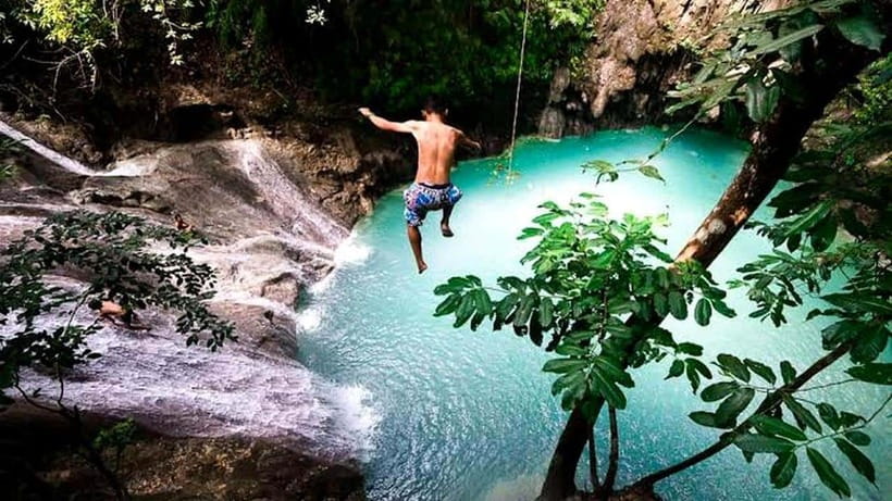 Bohol: Hidden Waterfall Hopping and Jungle Trek Adventure - Walking through rice fields and bamboo bridges