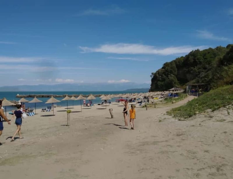 Cape of Rodon, Hiking to Castle, Beach, Wine testing tour! - White Beach and two hours for swimming