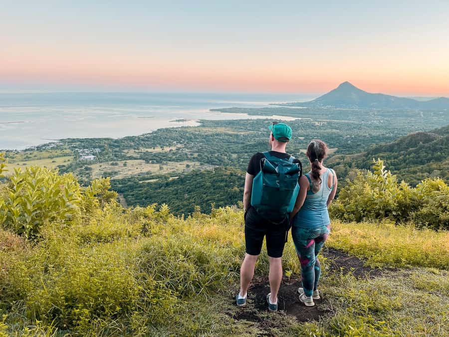 Chamarel: Sunset Mountain Hike - Reaching the Chamarel viewpoint at the right hour
