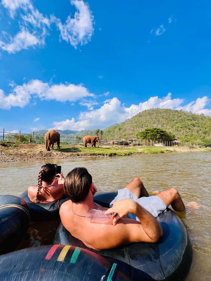 Chiang Mai 2-Day: Trekking, Tubing & Elephant Observation - Tard Mok Waterfall and the real work of the morning