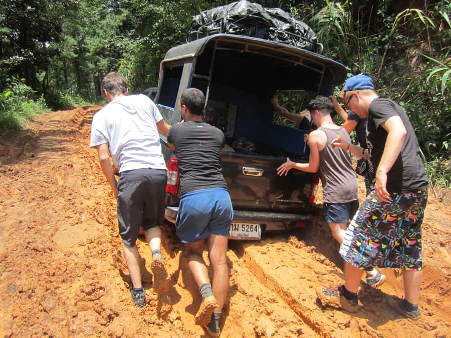 Chiang Mai: 2 Days, 1 Night Non-Tourist Trek - The 7:00 to 7:30 pickup and rough mountain road