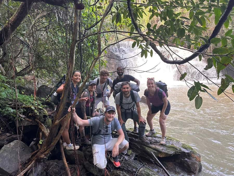 Chiang Mai: 2-Days Jungle Trek, Waterfalls and Karen Village - Waterfall lunch and the first night