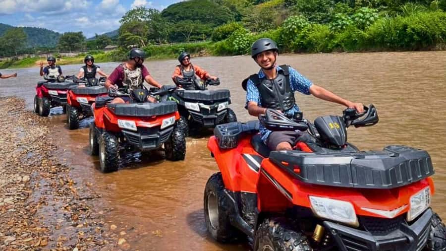 Chiang Mai: ATV Adventure, Jungle Hike & White Water Rafting - The forest walk to a Mae Taeng waterfall