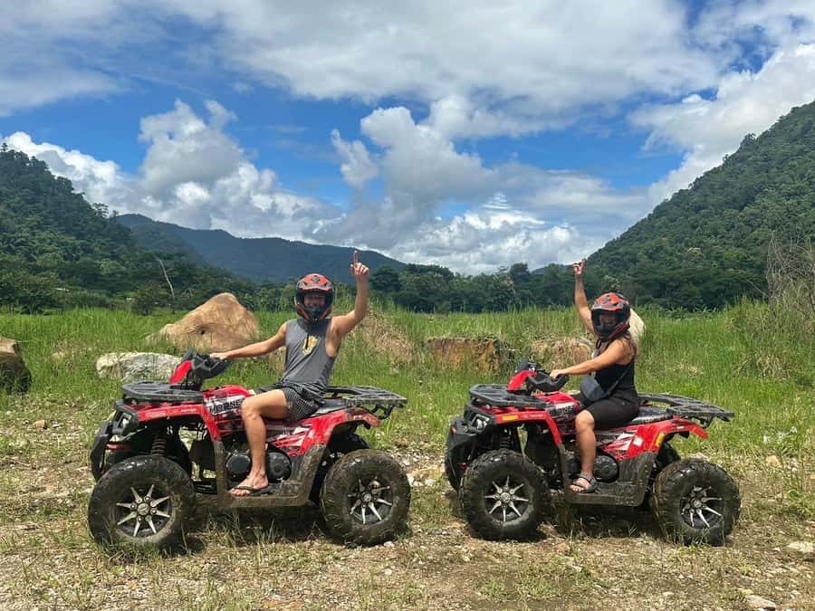 Chiang Mai ATV & White Water Rafting & Trekking to Waterfall - Leaving Chiang Mai and reaching the Maetang area