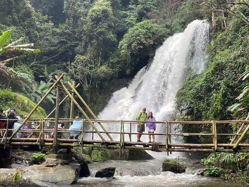 Chiang Mai: Doi Inthanon Hiking & Elephant Sanctuary Program - Pha Dok Siew trail: waterfalls, terraces, and village scenery