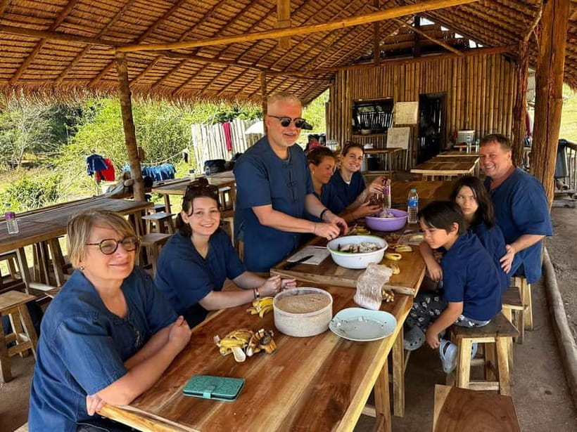 Chiang Mai: Doi Inthanon Hiking & Elephant Sanctuary Program - Living Green Elephant Sanctuary: a careful encounter