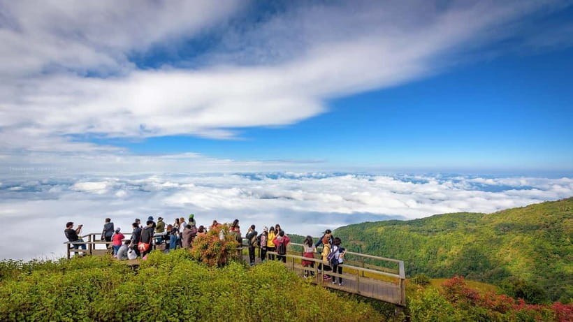 Chiang Mai: Doi Inthanon Park and Kew Mae Pan 2-Hour Hike - Wachirathan Waterfall before the ride home