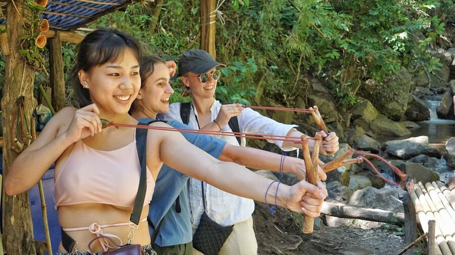 Chiang Mai: Guided Jungle and Waterfall Trek with Transfer - Lunch, snacks, and the practical comforts