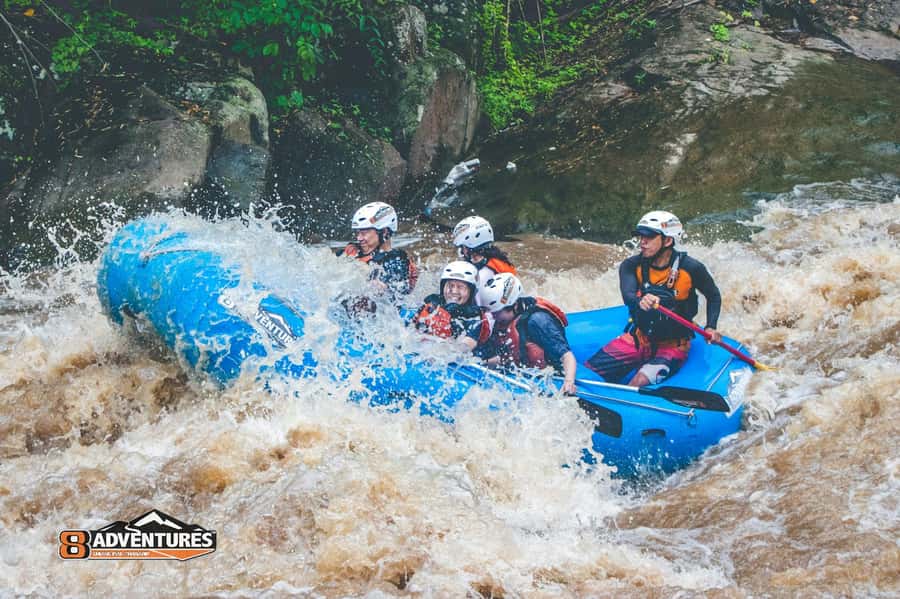 Chiang Mai: Whitewater Rafting and Waterfall Trekking Tour - The ride from Chiang Mai to Mae Taeng