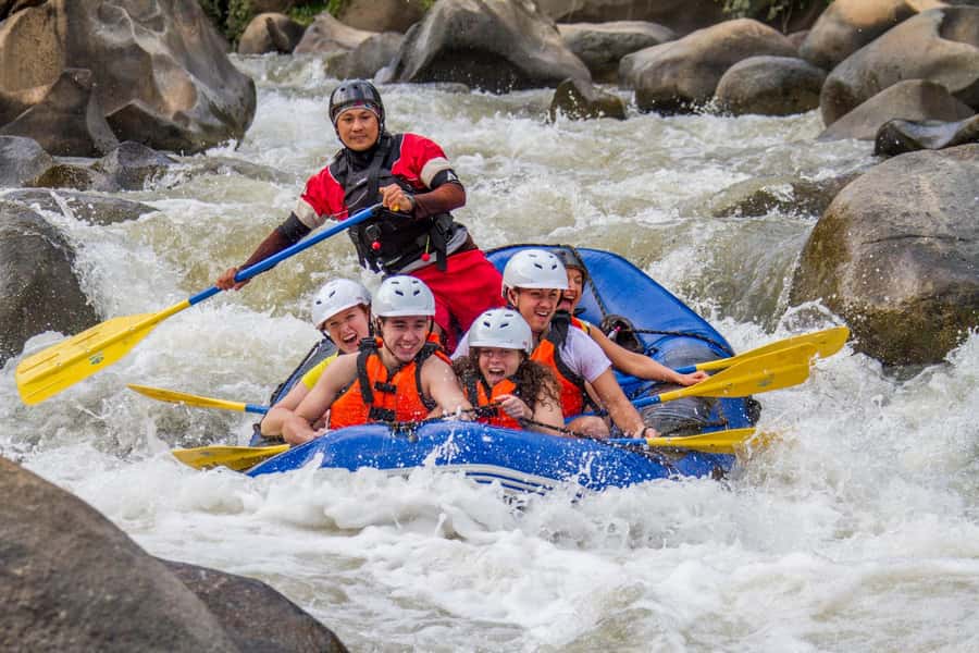 Chiang Mai: Whitewater Rafting and Waterfall Trekking Tour - Preparing for the whitewater run