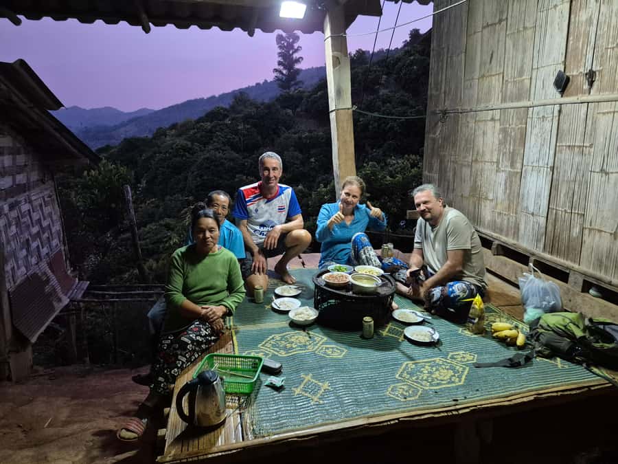 Chiang Rai: 2-Day Jungle Trek only walk with Waterfall - Tea fields, Chinese village, and the waterfall stop