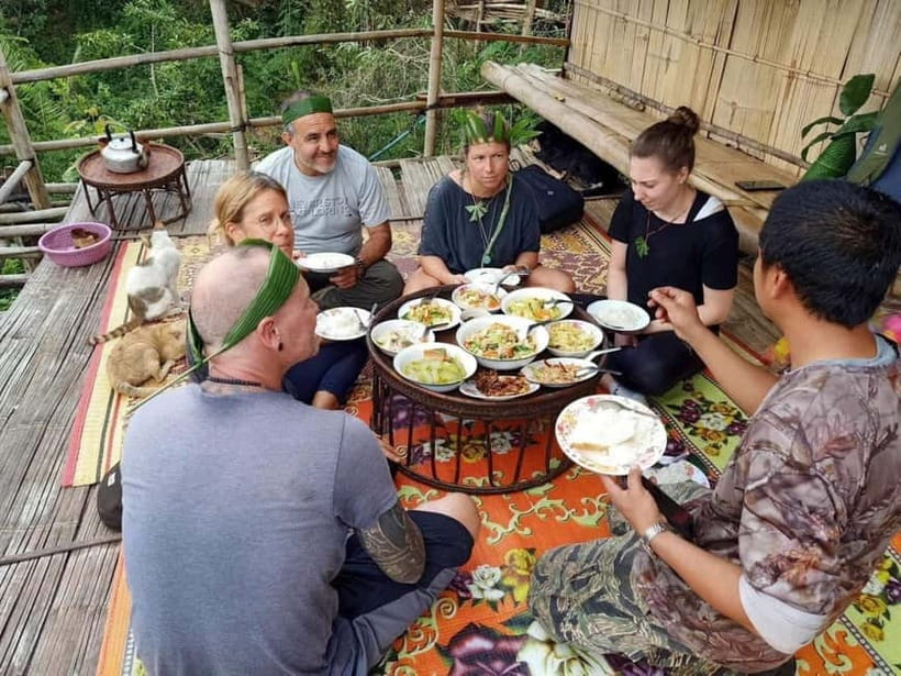 Chiang Rai Trek: 4 Hilltribes Villages & Waterfall Only Walk - Lisu village and the firewood lunch