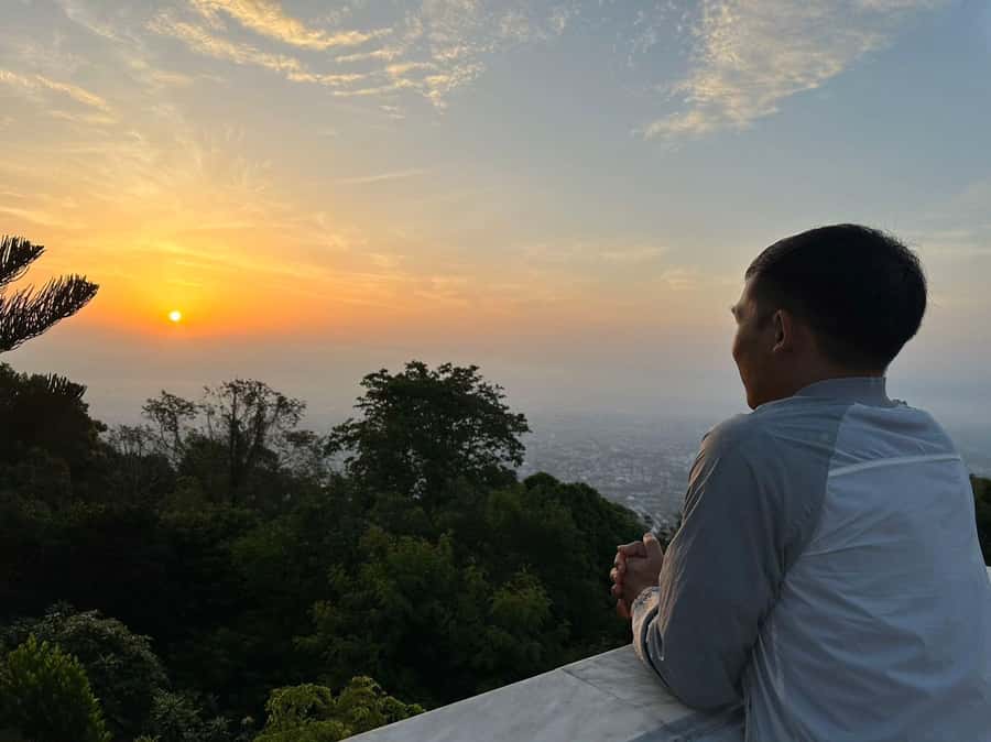 Chingmai Sunrise Hike & Cultural Traditions - Joining the almsgiving ceremony
