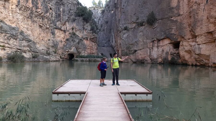 Chulilla: Hanging Bridges & Canyon Private Hiking Day Tour - Charco Azul and the cool-water finish