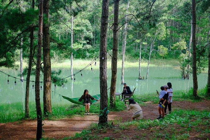 Combo Activity Trekking, Sup Paddling, Camping and Canyoning - Tuyen Lam Lake, where the pace slows down