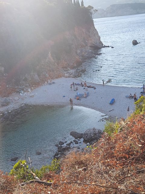 Corfu: Hiking in Olive Groves,Village,Sunset,with Swim Stop - The trail toward Rovinia Beach
