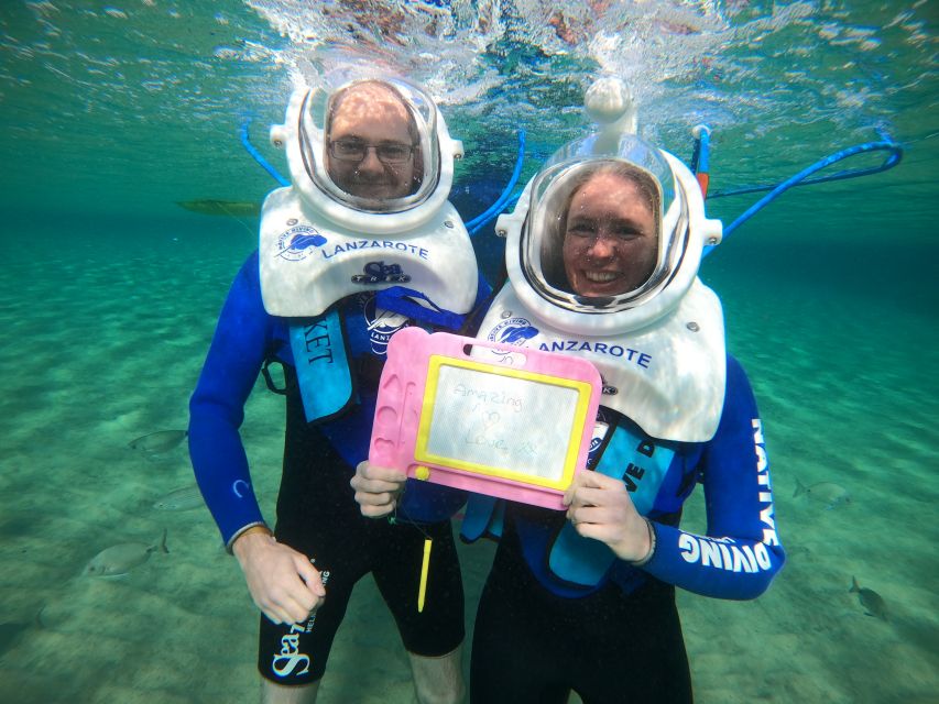 Costa Teguise : Underwater Sea Trek Experience - The first steps below the surface