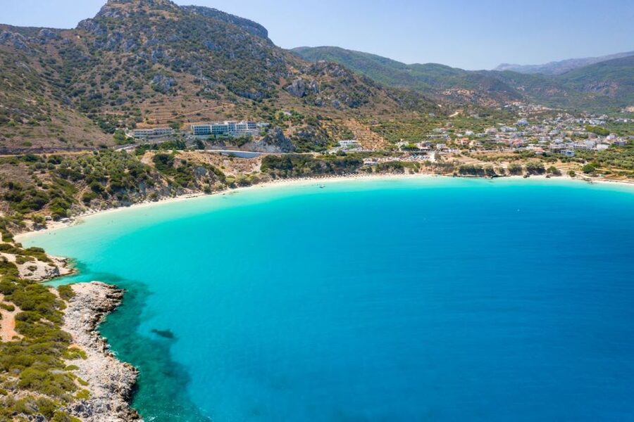 Crete: Kritsa Gorge Hike with Picnic & Swim Stop - Ending at a rare sandy beach