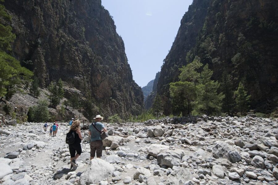 Crete: Samaria Gorge Hike - Samaria village and the Kri-Kri country
