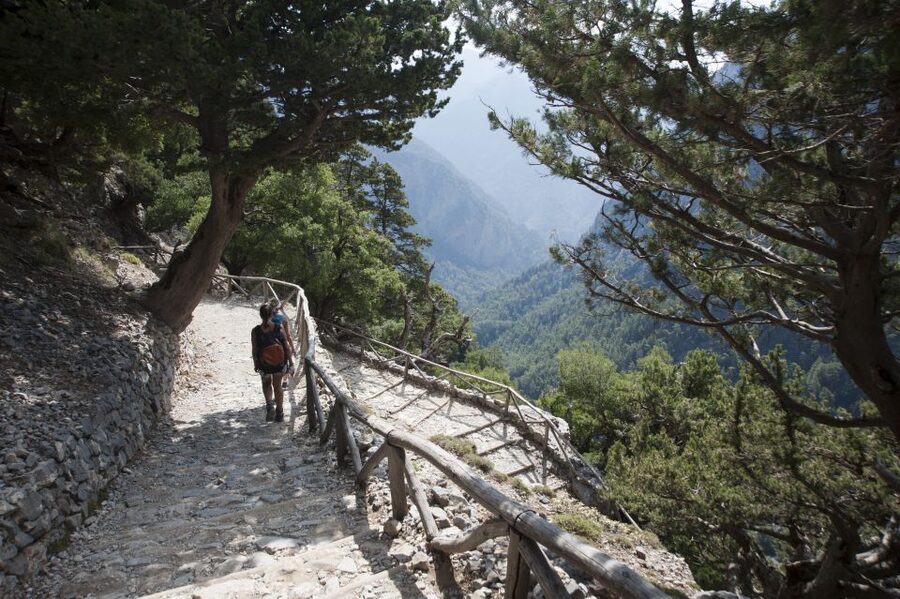 Crete: Samaria Gorge Hike - The Iron Gates, where the gorge tightens