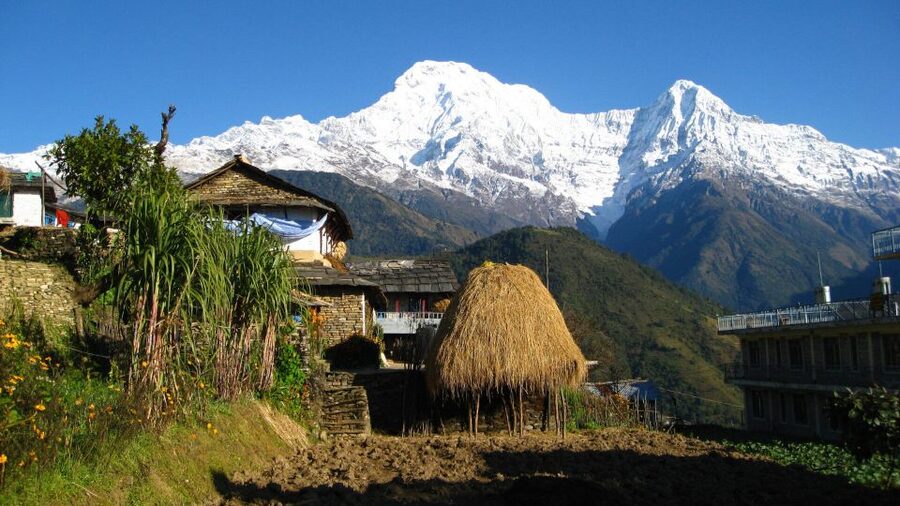 Day Hike at Annapurna Foothills - From Kande Into the Forest