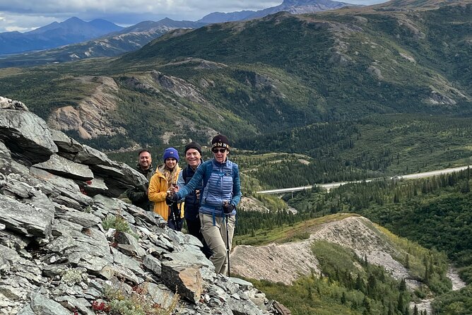 Denali Alaska Range 5hr Mountain Hike w/Views & Naturalist Guide - The uphill route, paced for the group