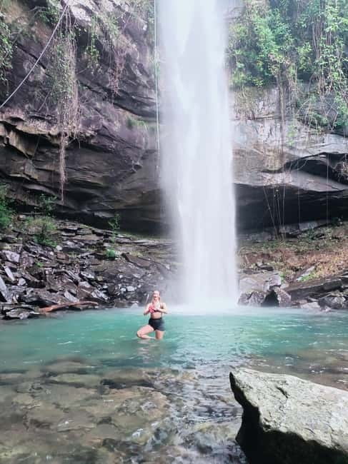 Discover Hidden Waterfall, Jungle Trekking, Swim Incl Snacks - From Kampot town to the trailhead by tuk tuk