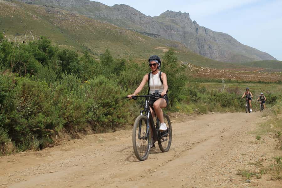 E-Bike & Hike Jonkershoek - The first waterfall, reached on foot