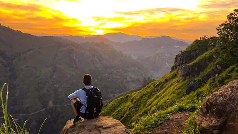 Ella: Sunset Tuk Tuk Tour with Little Adam's Peak Hike - Forty minutes at the summit